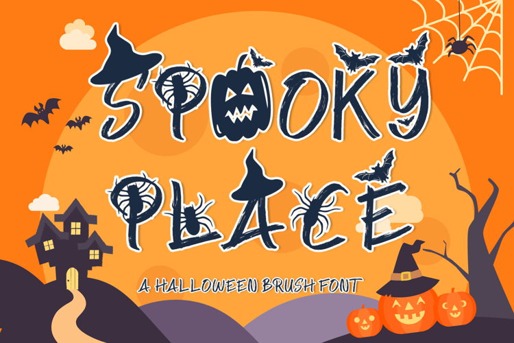 Spooky Place Font website image