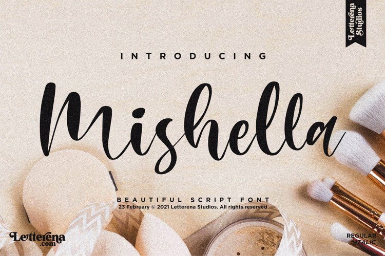 Mishella Font website image