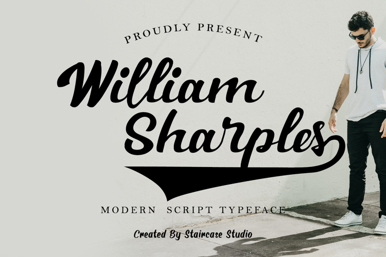 William Sharples Font website image