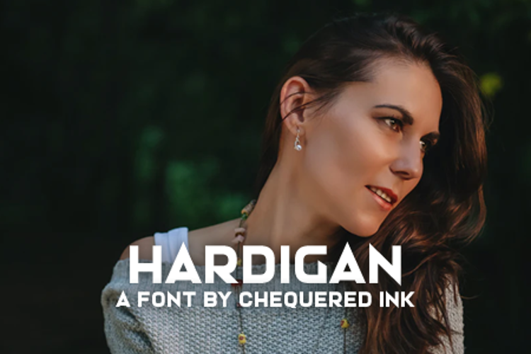 Hardigan Font website image