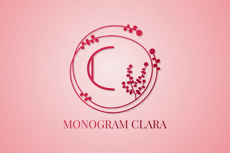 Clara Monogram Font website image