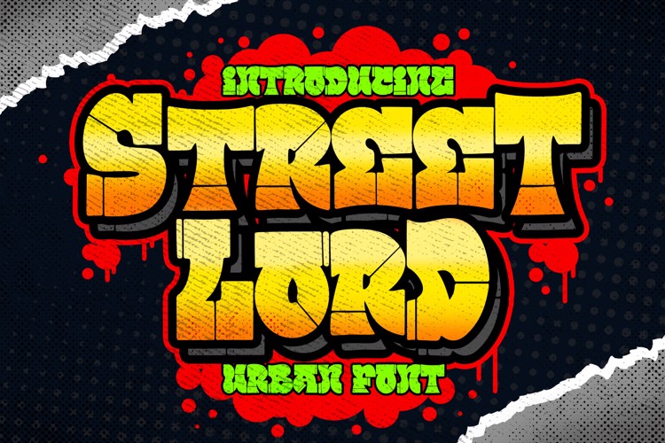 Street Lord Font website image