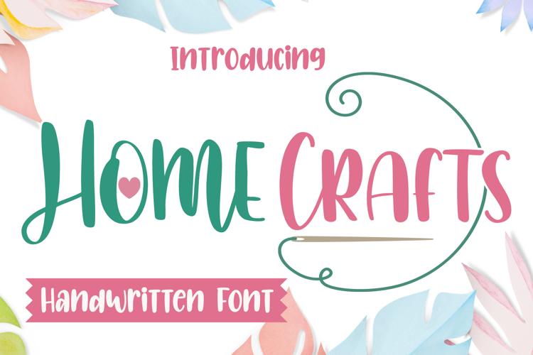 Home Crafts Font website image