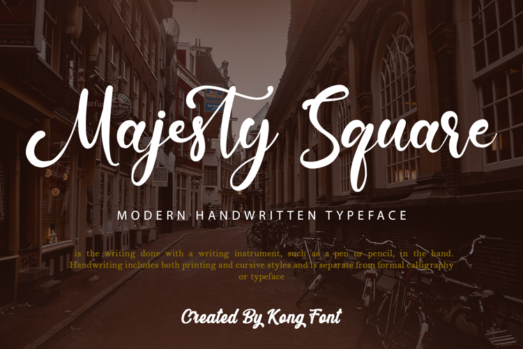 Majesty Square Font website image