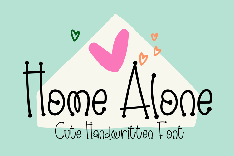 Home Alone Font website image