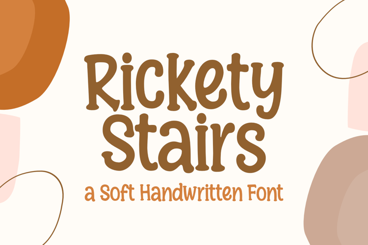 Rickety Stairs Font website image