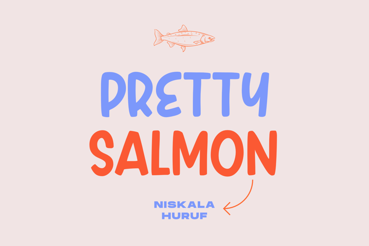 Pretty Salmon Font website image