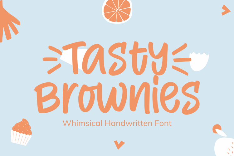 Tasty Brownies Font website image
