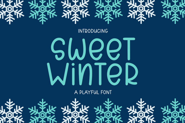 Sweet Winter Font website image