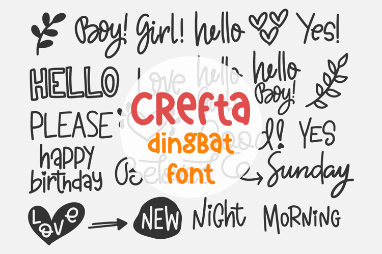 Crefta Font website image