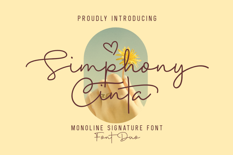 Simphony Cinta Font website image