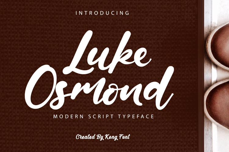 Luke Osmond Font website image
