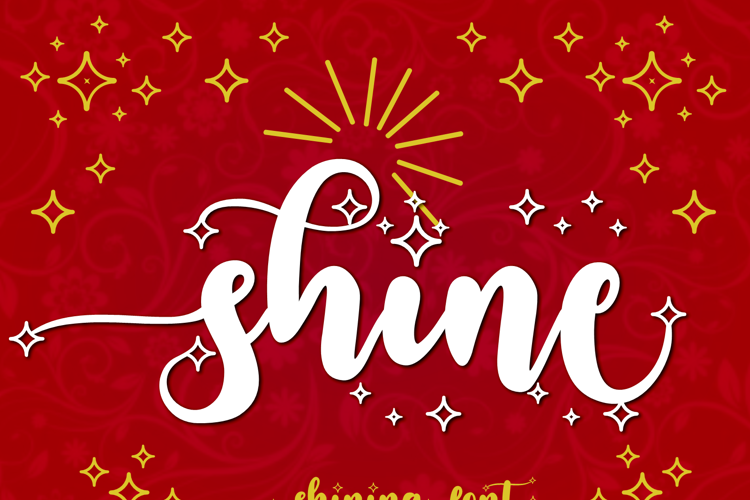 Shine Font website image