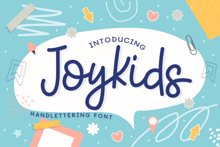 Joy Kids Font website image