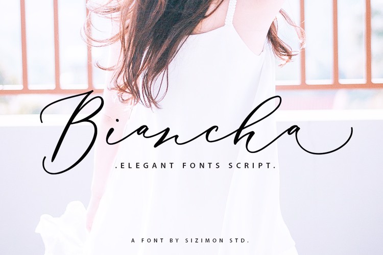 Biancha Font website image