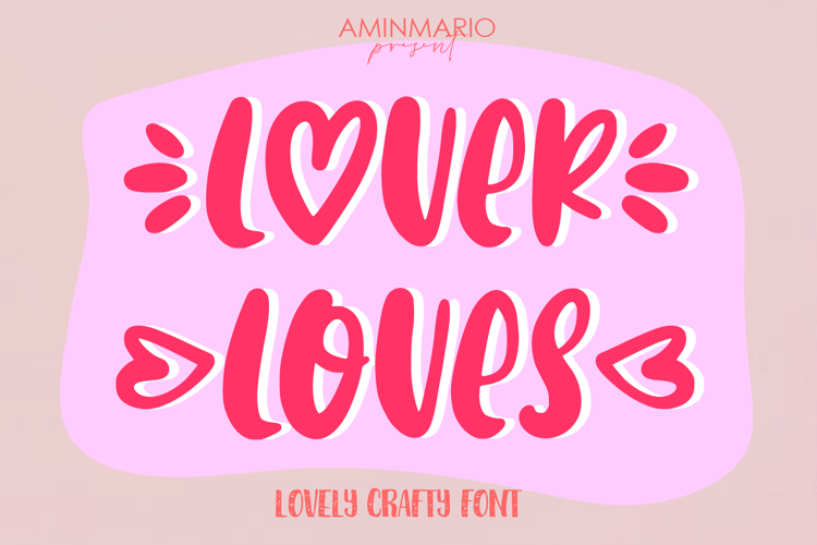 Lover Loves Font website image