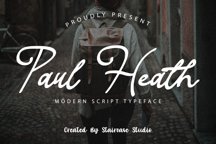 Paul Heath Font website image