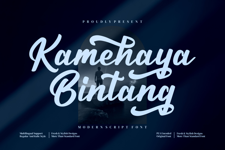 Kamehaya Bintang Font website image