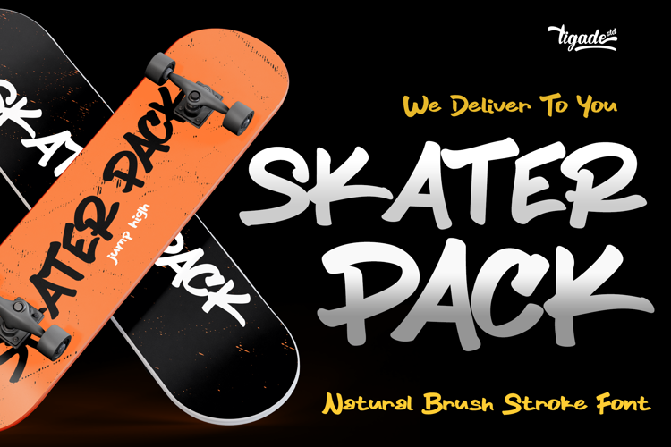Skater Pack Font website image