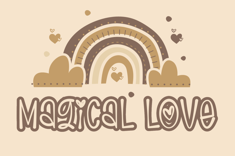 Magical Love Font website image