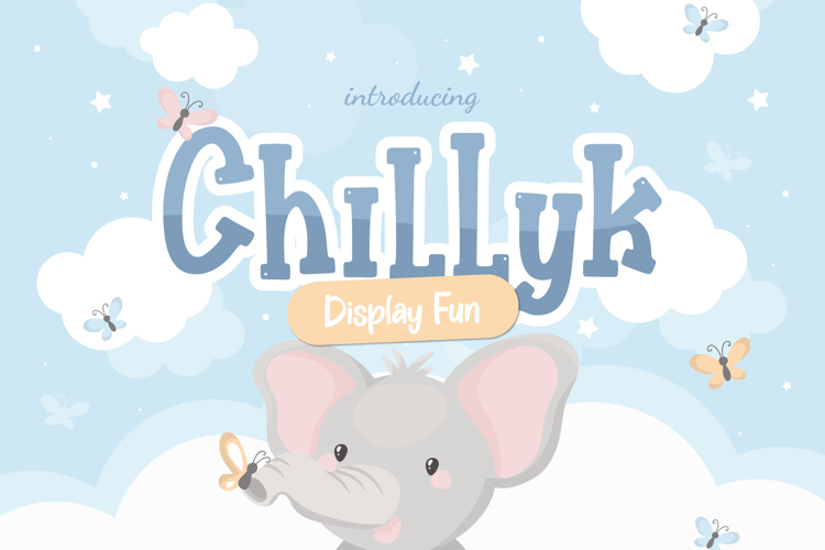 Chillyk Regular Font website image