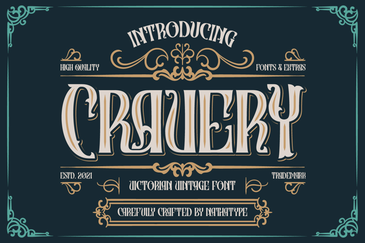 Cravery Font website image