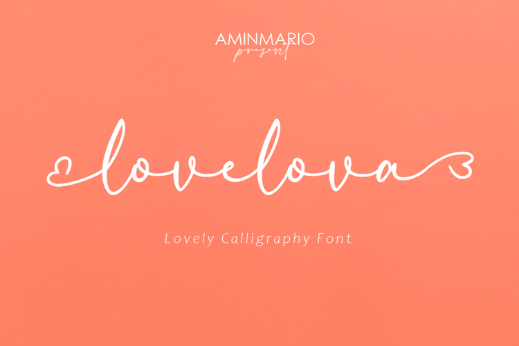 lovelova Font website image