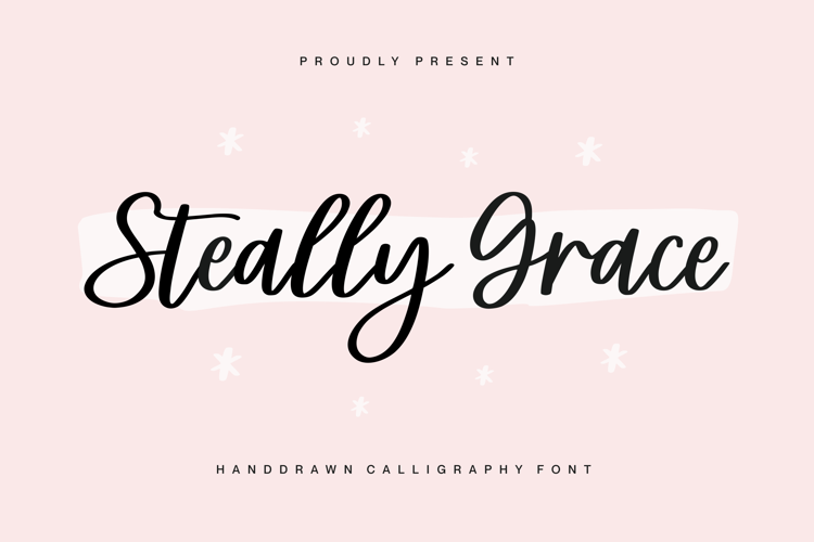 Steally Grace Font website image