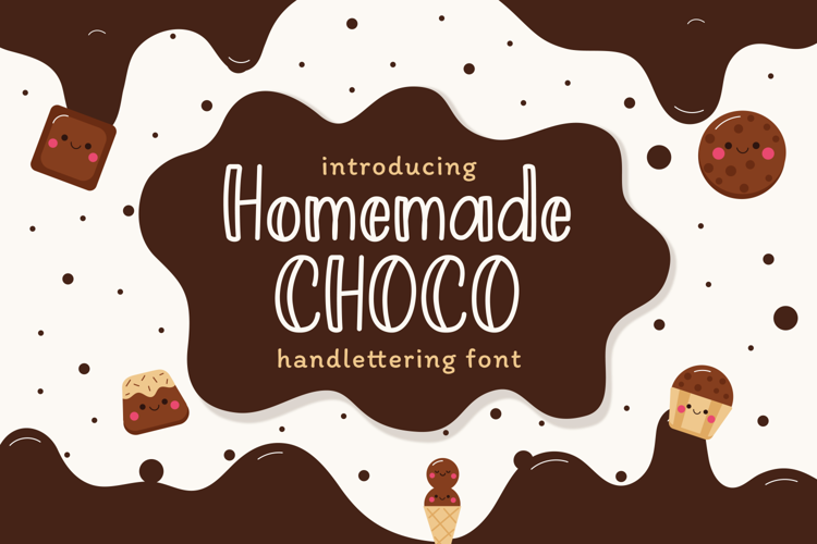 Homemade Choco Font website image