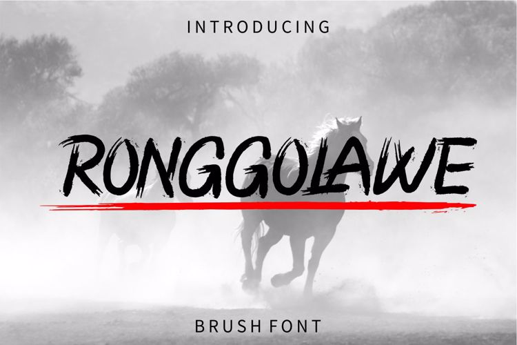 RONGGOLAWE Font website image