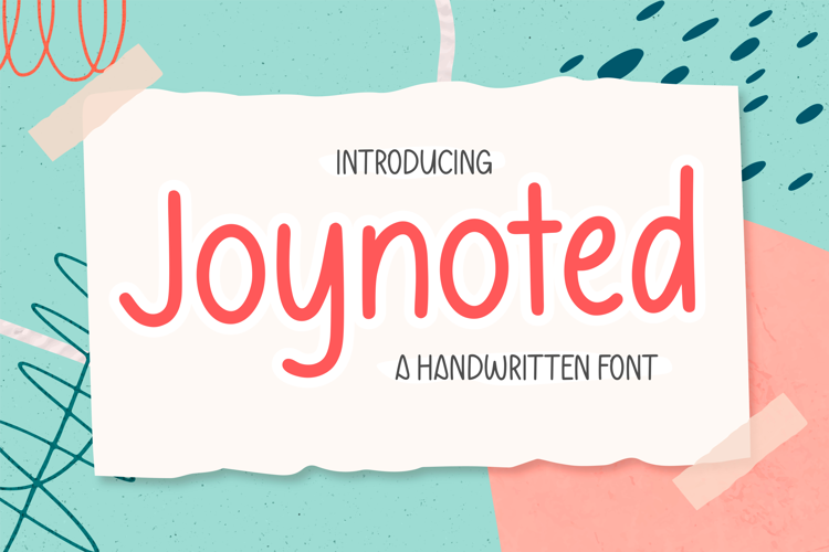 Joynoted Font website image