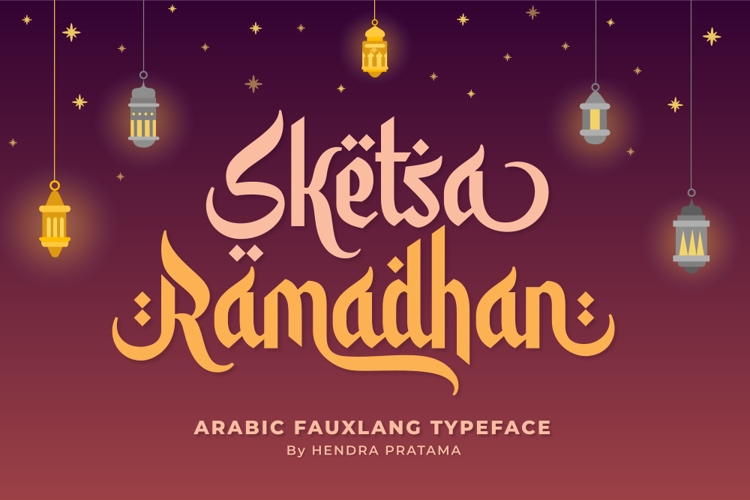 Sketsa Ramadhan Font website image