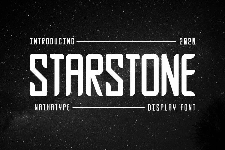 Starstone Font website image