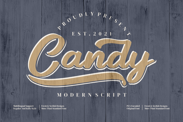 Candy Font website image