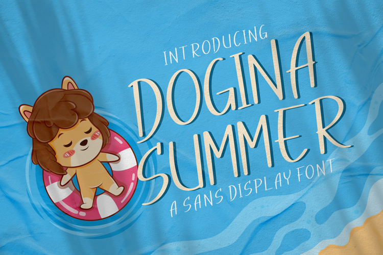 Dogina Summer Font website image