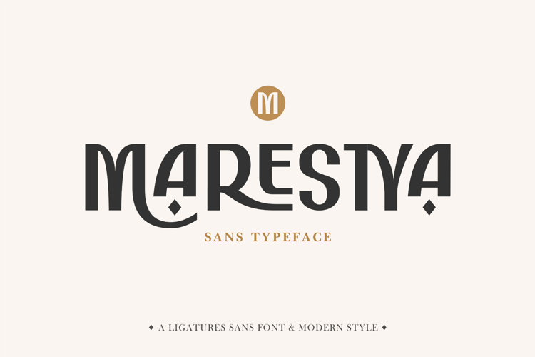 Marestya Font website image