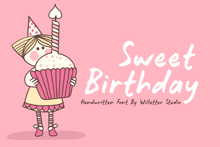 Sweet Bithday Font website image
