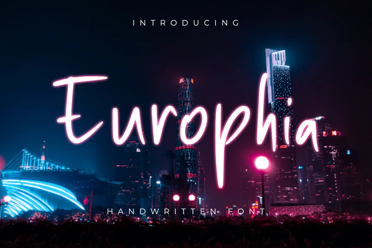 Europhia Font website image