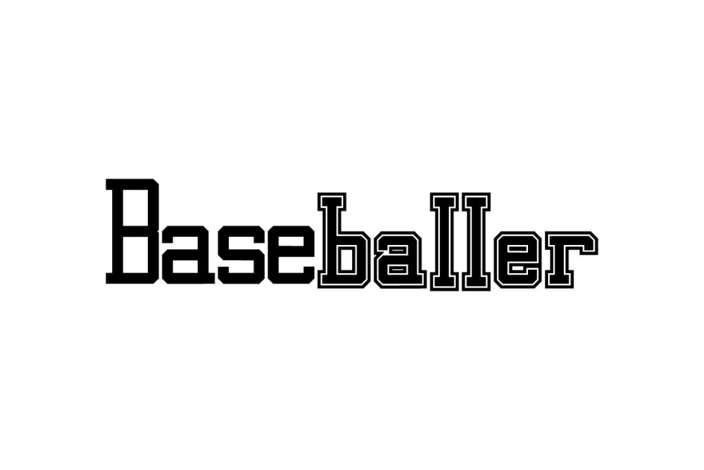 Baseballer Demo Font Family website image
