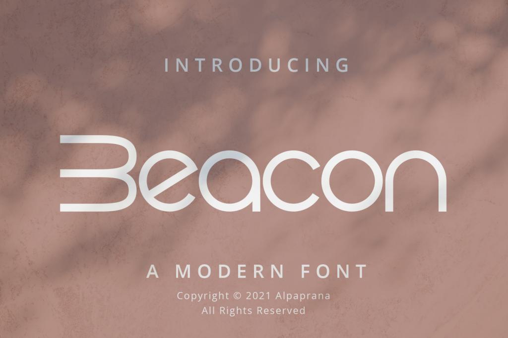 Beacon Font website image