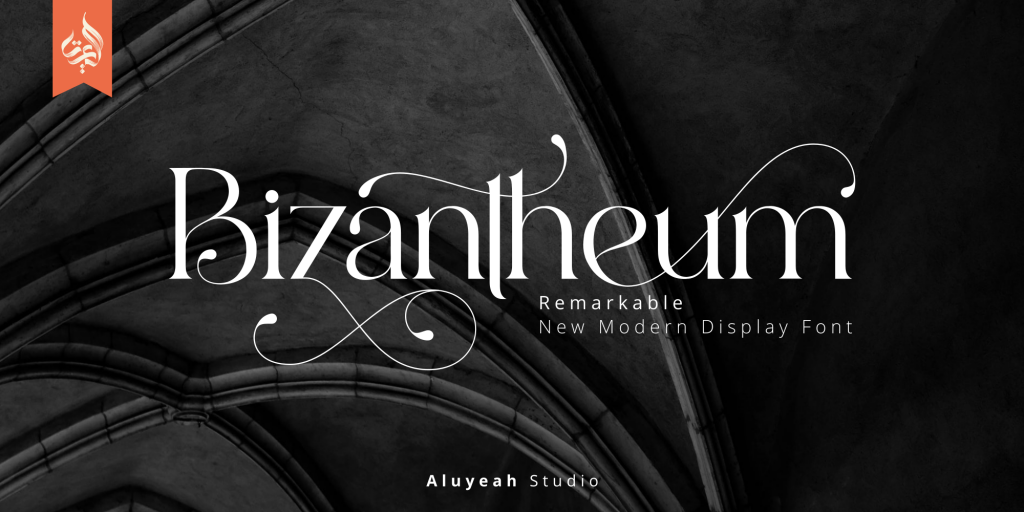 Bizantheum Font website image