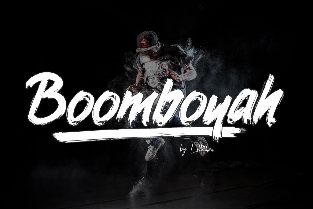 Boomboyah Font website image