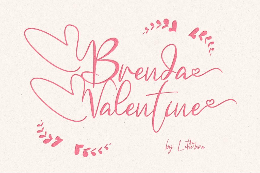 Brenda Valentine Font website image