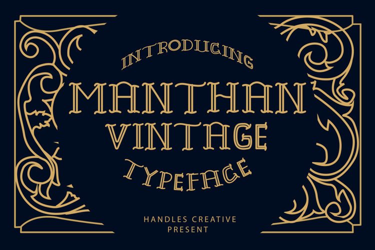 MANTHAN Font website image