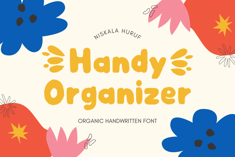 Handy Organizer Font website image