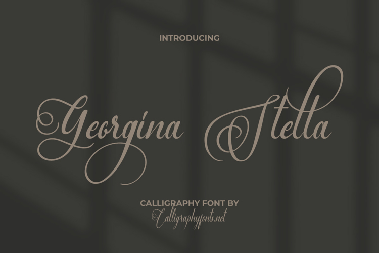 Georgina Stella Font website image