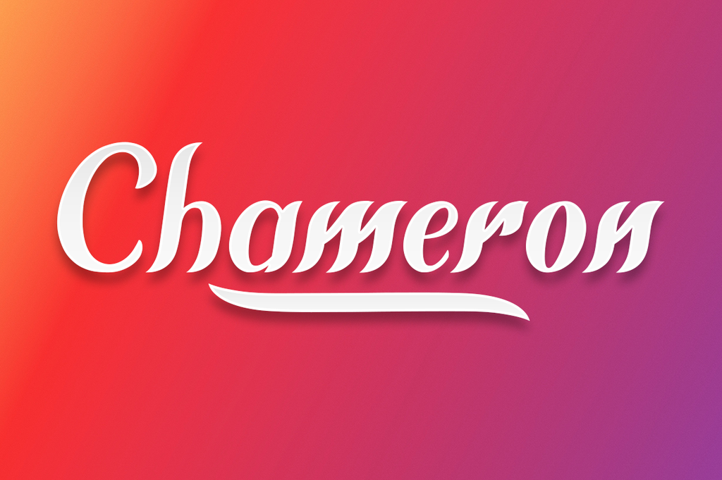Chameron Font website image
