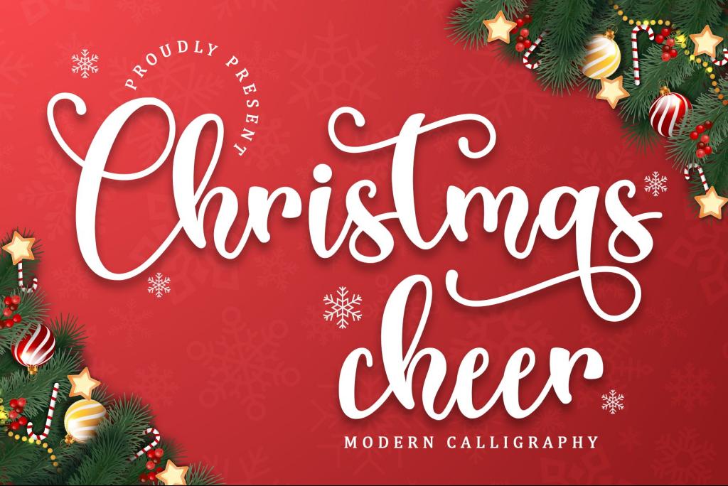 Christmas Cheer – Personal Use Font website image