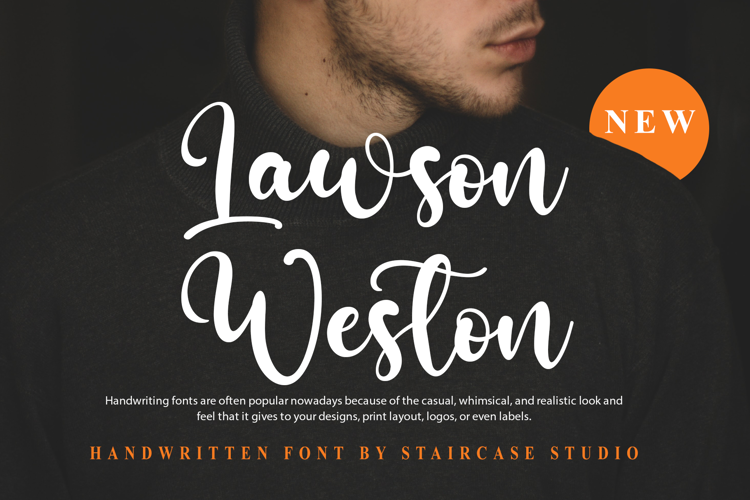 Lawson Weston Font website image