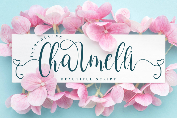 Charmelli Font website image